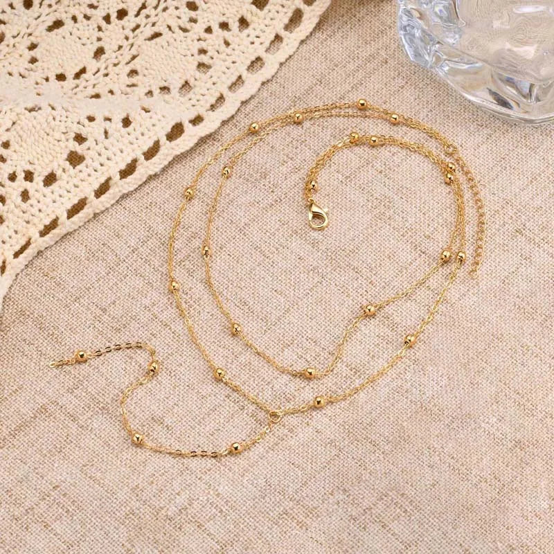 Golden Lariat Necklace