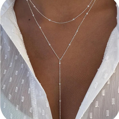 Golden Lariat Necklace